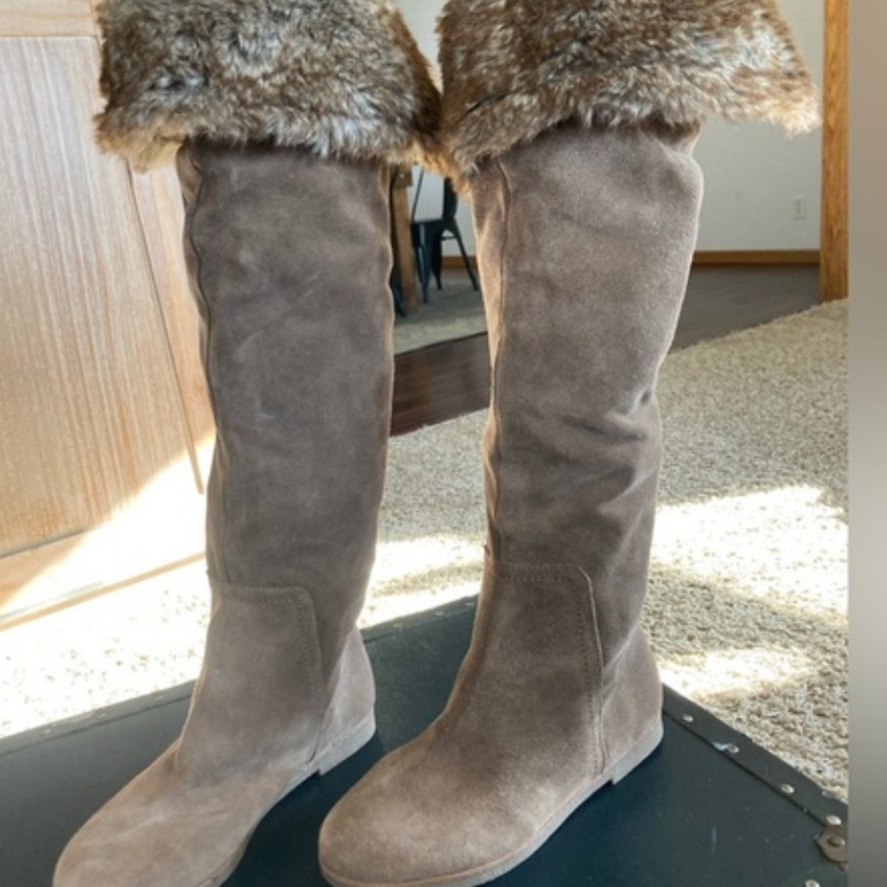 Sam Edelman over the knee suede boots. Size 6.5